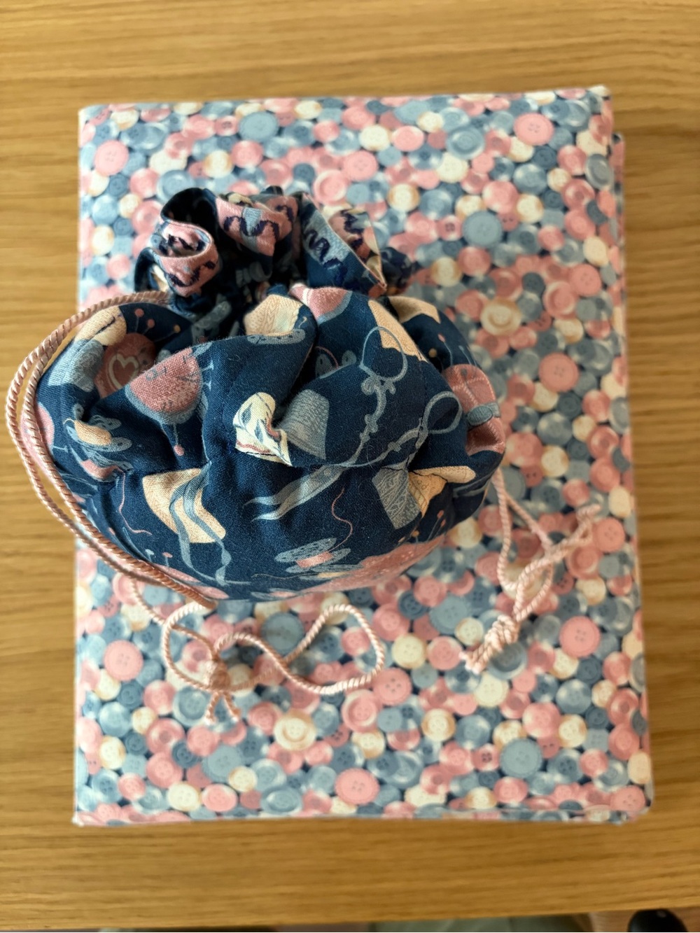 Quilting Cutting Board with matching Sewing Pouch